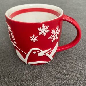 Collectors rare Starbucks Penguin Snowman Christmas 2007  tea coffee hot cocoa